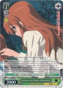 Image for Encounter with Mikuru, Mikuru(Adult) (Foil) (The Melancholy of Haruhi Suzumiya Extra Booster) (SY/WE09-E07) - Weiss Schwarz