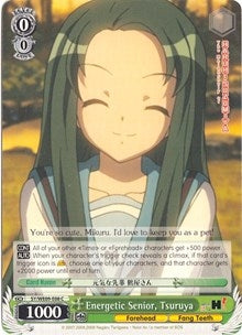 Image for Energetic Senior, Tsuruya (The Melancholy of Haruhi Suzumiya Extra Booster) (SY/WE09-E08) - Weiss Schwarz