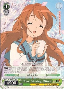 Image for Flower Viewing, Mikuru (Foil) (The Melancholy of Haruhi Suzumiya Extra Booster) (SY/WE09-E10) - Weiss Schwarz