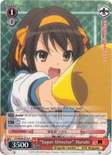 Image for "Super Director" Haruhi (Foil) (The Melancholy of Haruhi Suzumiya Extra Booster) (SY/WE09-E13) - Weiss Schwarz