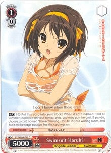 Image for Swimsuit Haruhi (The Melancholy of Haruhi Suzumiya Extra Booster) (SY/WE09-E17) - Weiss Schwarz