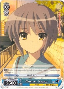 Image for Observer, Nagato (The Melancholy of Haruhi Suzumiya Extra Booster) (SY/WE09-E22) - Weiss Schwarz