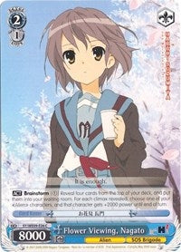 Image for Flower Viewing, Nagato (The Melancholy of Haruhi Suzumiya Extra Booster) (SY/WE09-E26) - Weiss Schwarz