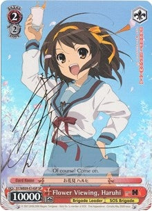 Image for Flower Viewing, Haruhi (SP) (The Melancholy of Haruhi Suzumiya Extra Booster) (SY/WE09-E14SP) - Weiss Schwarz
