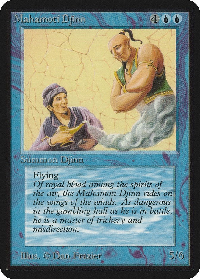 Image for Mahamoti Djinn (Alpha Edition) - Magic: The Gathering