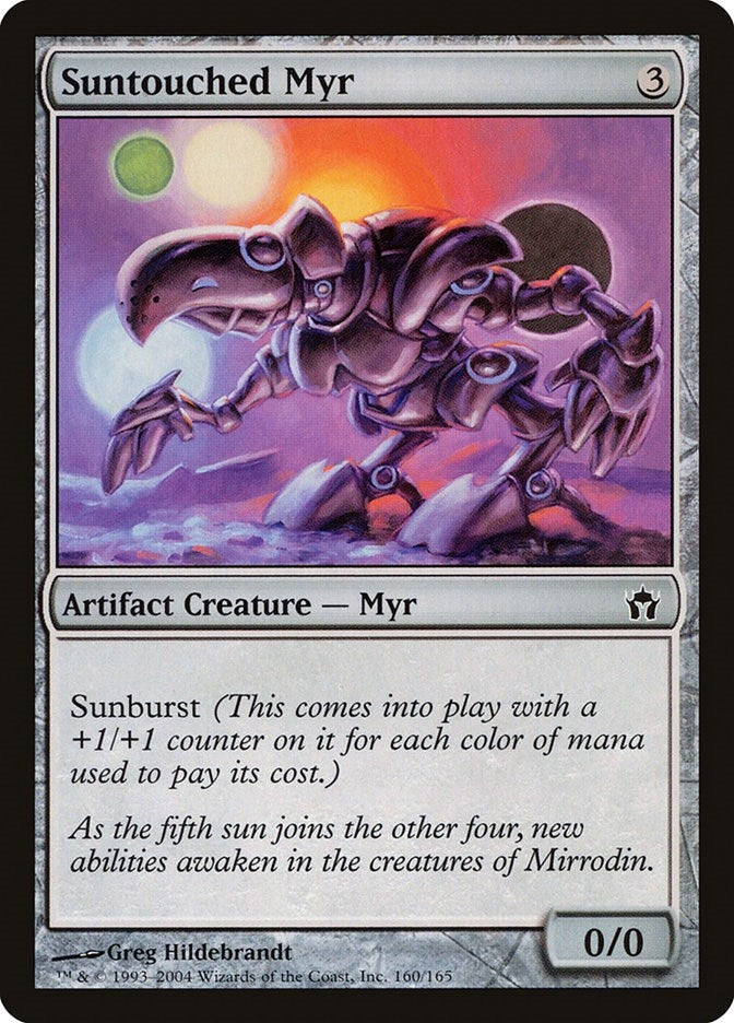 Image for Suntouched Myr (Fifth Dawn) (160) - Magic: The Gathering
