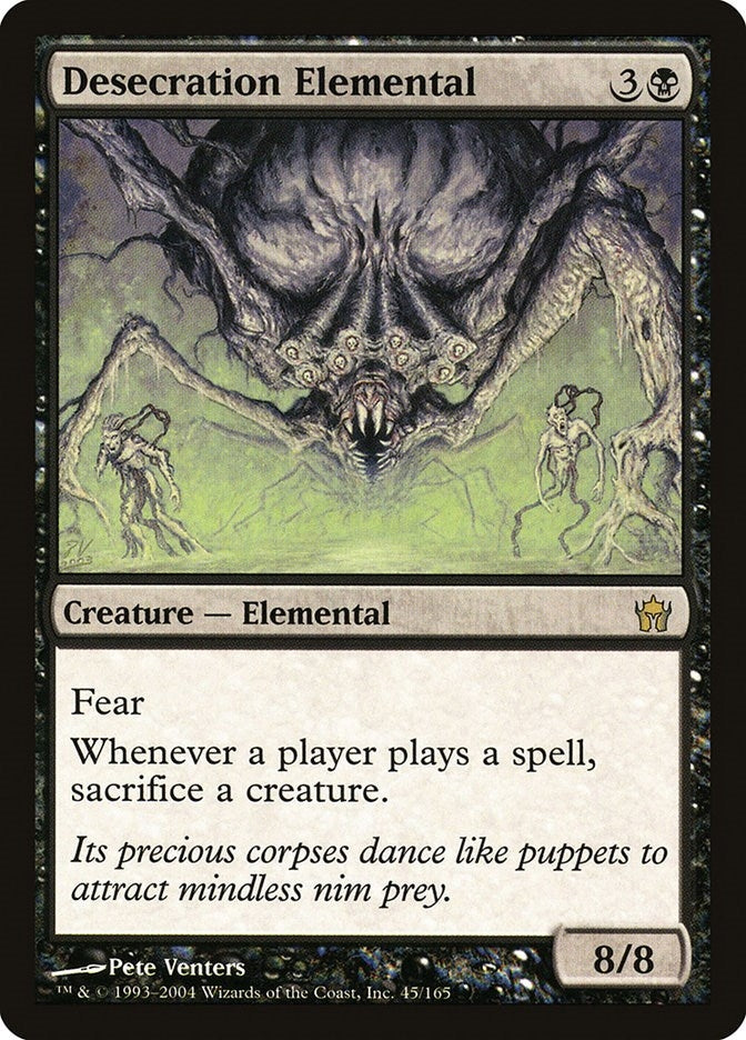 Image for Desecration Elemental (Fifth Dawn) (45) - Magic: The Gathering
