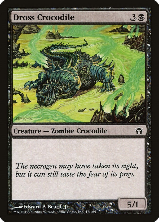Image for Dross Crocodile (Fifth Dawn) (47) - Magic: The Gathering