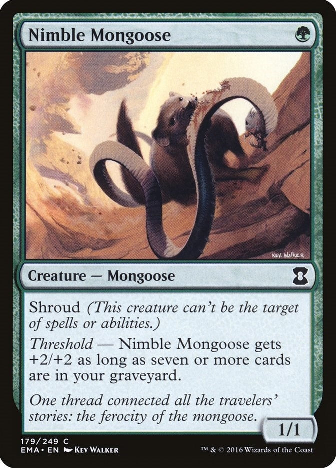 Image for Nimble Mongoose (Eternal Masters) (179) - Magic: The Gathering