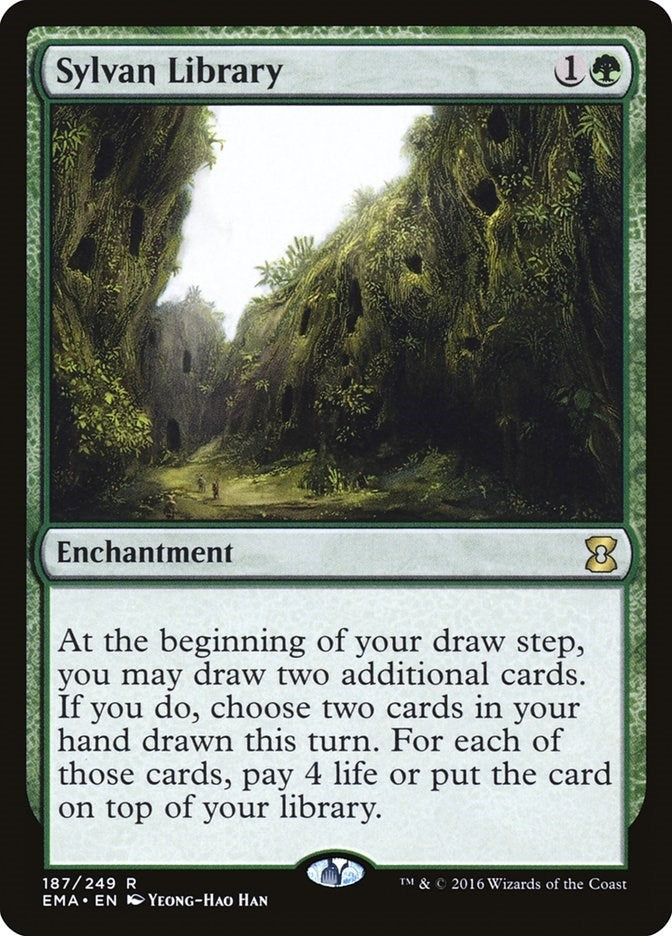 Image for Sylvan Library (Eternal Masters) (187) - Magic: The Gathering