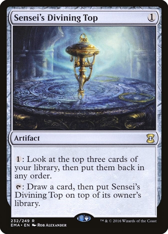 Image for Sensei's Divining Top (Eternal Masters) (232) - Magic: The Gathering