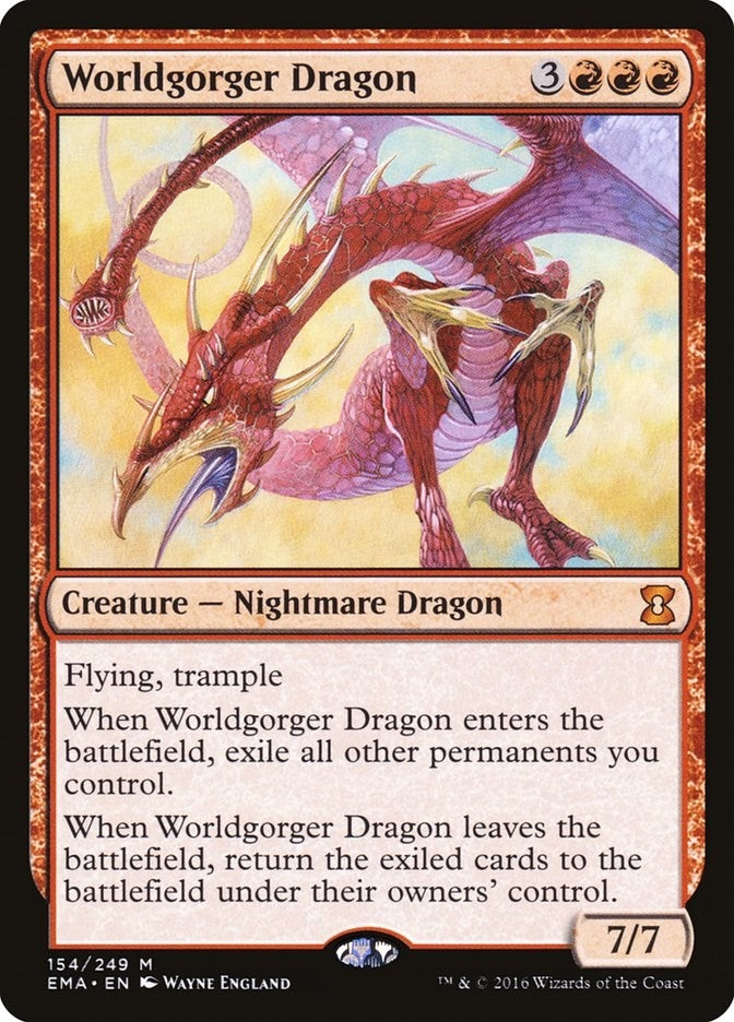 Image for Worldgorger Dragon (Eternal Masters) (154) - Magic: The Gathering