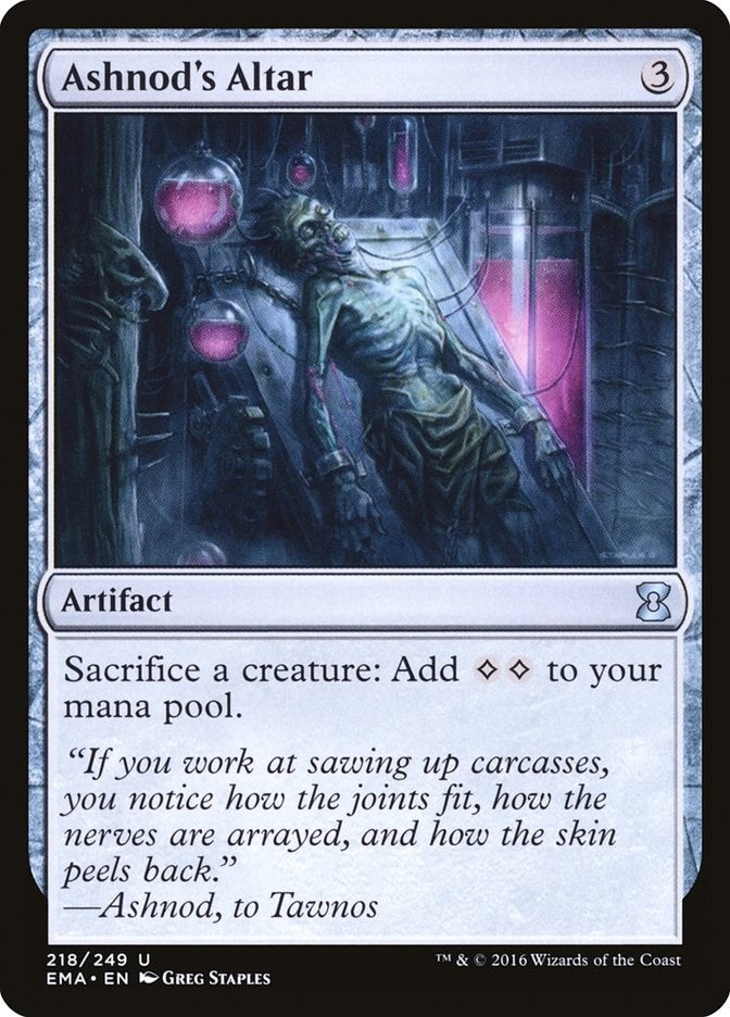 Image for Ashnod's Altar (Eternal Masters) (218) - Magic: The Gathering