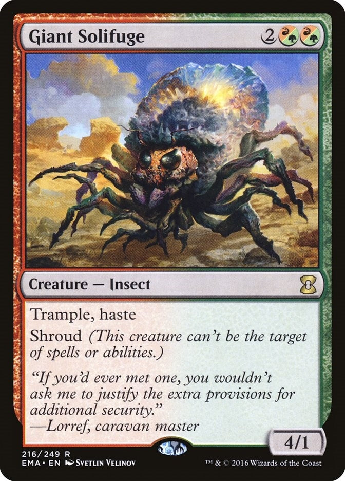 Image for Giant Solifuge (Eternal Masters) (216) - Magic: The Gathering