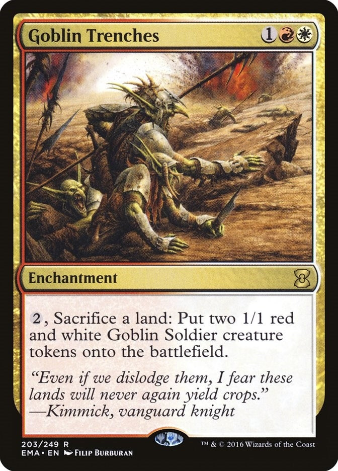 Image for Goblin Trenches (Eternal Masters) (203) - Magic: The Gathering