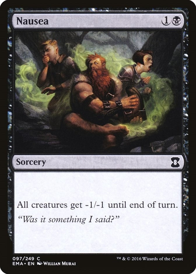 Image for Nausea (Eternal Masters) (97) - Magic: The Gathering