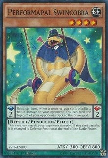 Image for Performapal Swincobra (Starter Deck: Yuya) (YS16-EN003) - YuGiOh