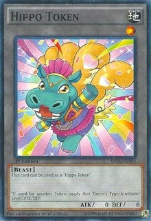 Image for Token: Hippo (Blue) (Starter Deck: Yuya) (YS16-ENT03) - YuGiOh