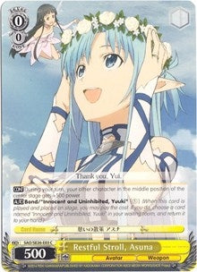 Image for Restful Stroll, Asuna (Sword Art Online II Vol.2) (SAO/SE26-E03 C) - Weiss Schwarz