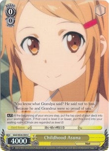 Image for Childhood Asuna (Parallel Foil) (Sword Art Online II Vol.2) (SAO/SE26-E04 C) - Weiss Schwarz