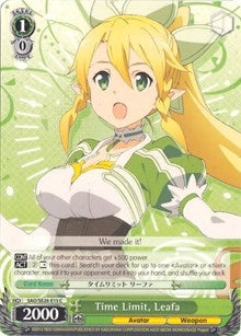 Image for Time Limit, Leafa (Sword Art Online II Vol.2) (SAO/SE26-E15 C) - Weiss Schwarz