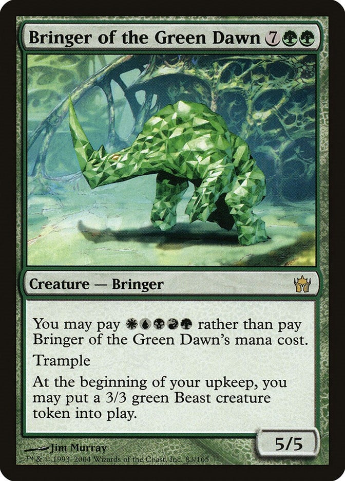 Image for Bringer of the Green Dawn (Fifth Dawn) (83) - Magic: The Gathering