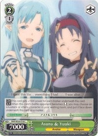 Image for Asuna & Yuuki (Sword Art Online II Vol.2) (SAO/SE26-E18 C) - Weiss Schwarz