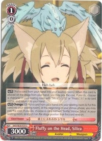 Image for Fluffy on the Head, Silica (Sword Art Online II Vol.2) (SAO/SE26-E25 C) - Weiss Schwarz