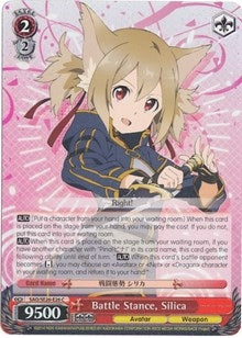 Image for Battle Stance, Silica (Parallel Foil) (Sword Art Online II Vol.2) (SAO/SE26-E26 C) - Weiss Schwarz