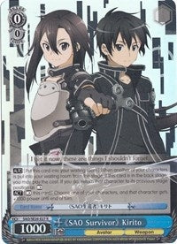 Image for "SAO Survivor" Kirito (Parallel Foil) (Sword Art Online II Vol.2) (SAO/SE26-E27 R) - Weiss Schwarz