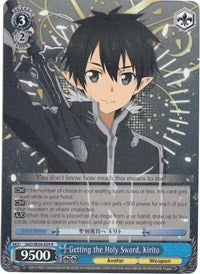 Image for Getting the Holy Sword, Kirito (Parallel Foil) (Sword Art Online II Vol.2) (SAO/SE26-E29 R) - Weiss Schwarz