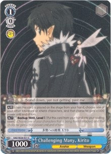 Image for Challenging Many, Kirito (Sword Art Online II Vol.2) (SAO/SE26-E31 C) - Weiss Schwarz