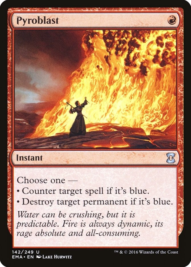 Image for Pyroblast (Eternal Masters) (142) - Magic: The Gathering