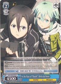 Image for In the Face of "Death", Kirito & Sinon (Sword Art Online II Vol.2) (SAO/SE26-E33 C) - Weiss Schwarz