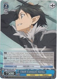 Image for "Skill Connect" Kirito (Parallel Foil) (Sword Art Online II Vol.2) (SAO/SE26-E35 C) - Weiss Schwarz