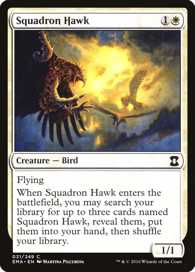 Image for Squadron Hawk (Eternal Masters) (31) - Magic: The Gathering