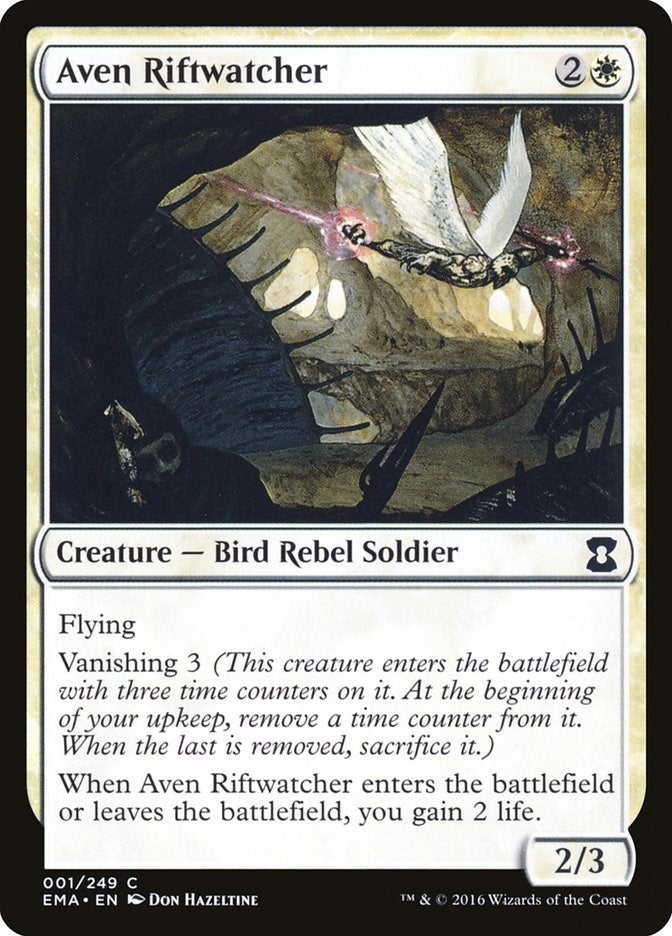 Image for Aven Riftwatcher (Eternal Masters) (1) - Magic: The Gathering