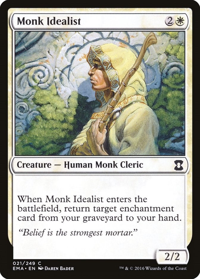 Image for Monk Idealist (Eternal Masters) (21) - Magic: The Gathering