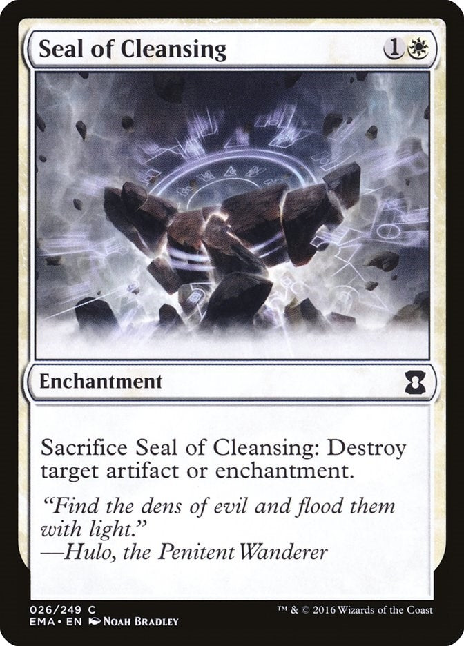 Image for Seal of Cleansing (Eternal Masters) (26) - Magic: The Gathering
