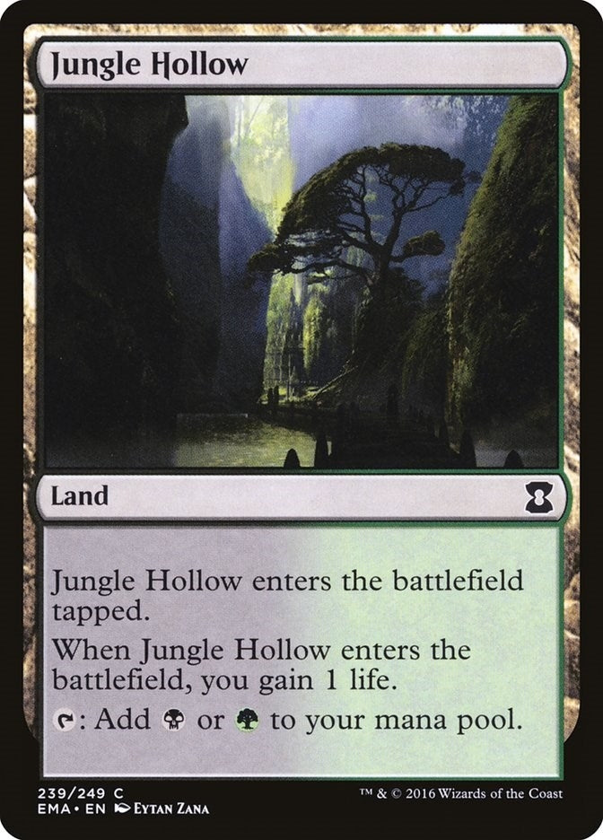 Image for Jungle Hollow (Eternal Masters) (239) - Magic: The Gathering