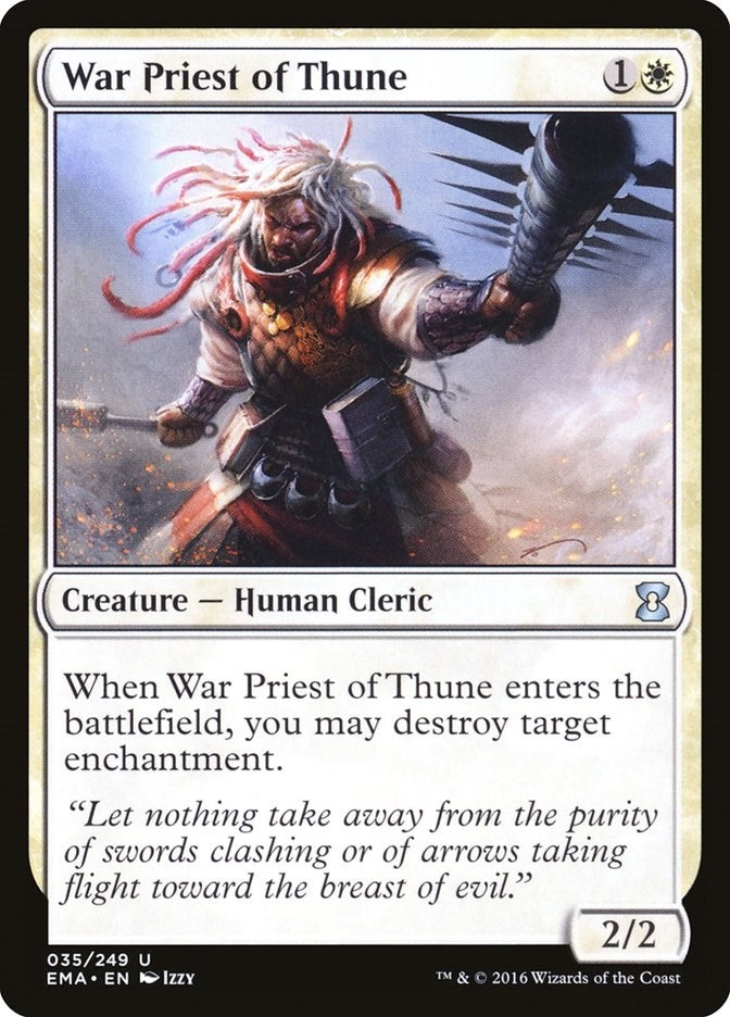 Image for War Priest of Thune (Eternal Masters) (35) - Magic: The Gathering