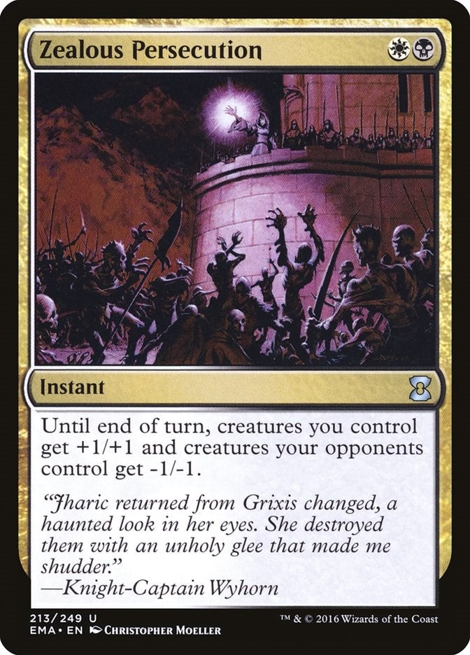 Image for Zealous Persecution (Eternal Masters) (213) - Magic: The Gathering