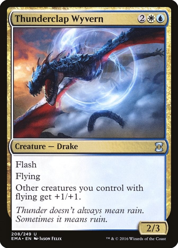 Image for Thunderclap Wyvern (Eternal Masters) (208) - Magic: The Gathering
