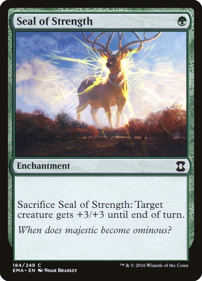 Image for Seal of Strength (Eternal Masters) (184) - Magic: The Gathering