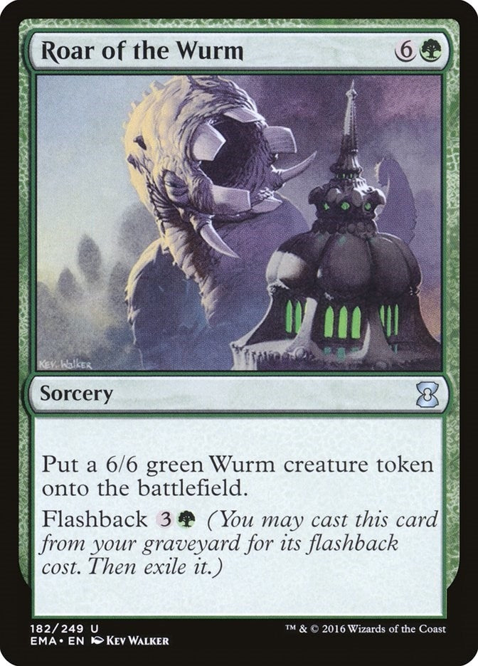 Image for Roar of the Wurm (Eternal Masters) (182) - Magic: The Gathering