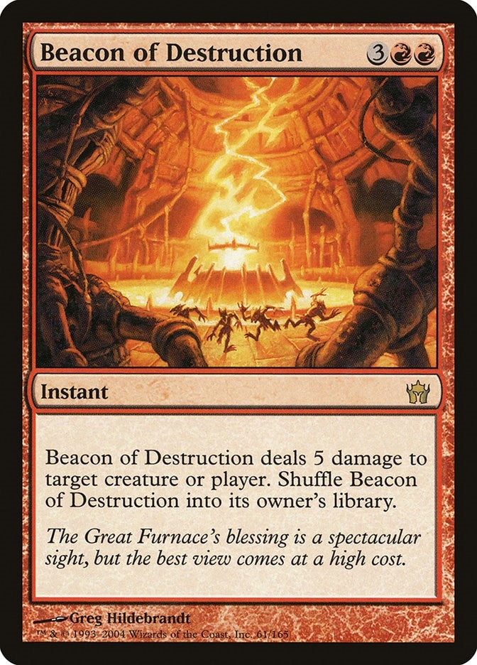 Image for Beacon of Destruction (Fifth Dawn) (61) - Magic: The Gathering