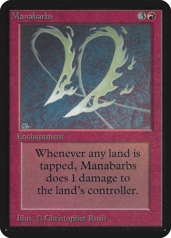 Image for Manabarbs (Alpha Edition) - Magic: The Gathering