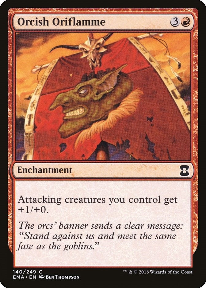 Image for Orcish Oriflamme (Eternal Masters) (140) - Magic: The Gathering