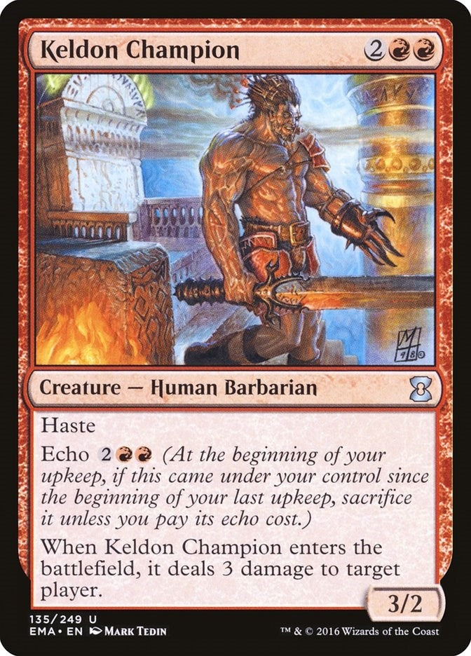 Image for Keldon Champion (Eternal Masters) (135) - Magic: The Gathering