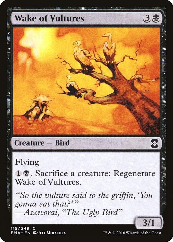 Image for Wake of Vultures (Eternal Masters) (115) - Magic: The Gathering